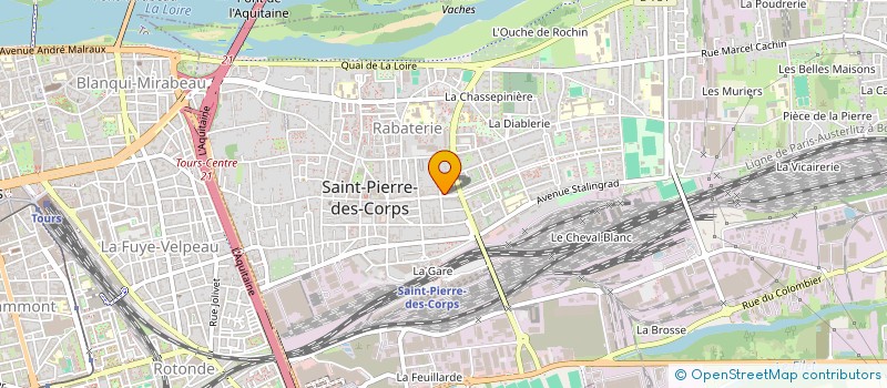 localisation de l'entreprise AVEMPAR AVENIR EMPLOI PARRAINAGE à SAINT-PIERRE-DES-CORPS