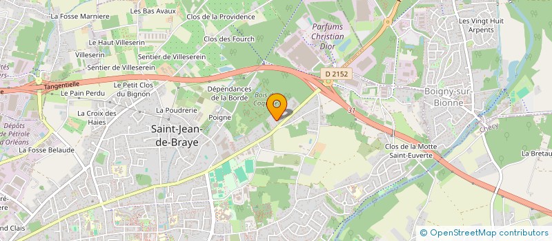 localisation de l'entreprise AVEN à SAINT-JEAN-DE-BRAYE