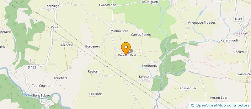 localisation de l'entreprise AVEN DIAGNOSTIC  QUERRIEN