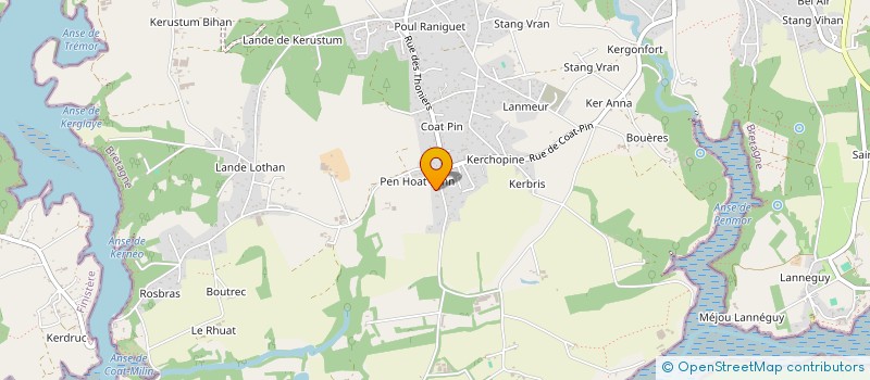 localisation de l'entreprise AVEN PROTHESES  RIEC-SUR-BELON