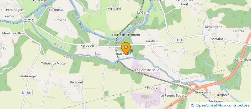 localisation de l'entreprise AVEN RENOVATION REVETEMENTS TECHNIQUES  BAUD