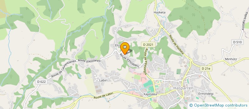 localisation de l'entreprise AVEN'WOOD à HASPARREN