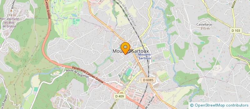 localisation de l'entreprise AVENA ET HUGUES  MOUANS-SARTOUX