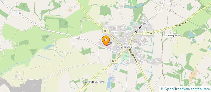 localisation de l'entreprise AVENARD CARRELAGE  CHAUVE