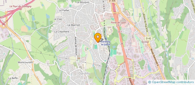 localisation de l'entreprise AVENCALL à DARDILLY