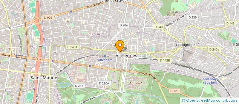 localisation de l'entreprise AVENCIA à VINCENNES