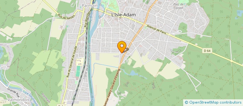 localisation de l'entreprise AVENCIA  L'ISLE-ADAM