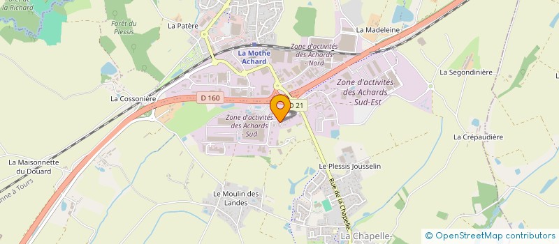 localisation de l'entreprise AVENCIMMO  LES ACHARDS