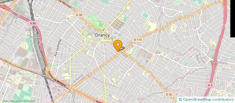 localisation de l'entreprise AVENCY  DRANCY