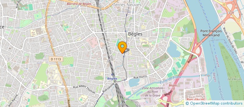 localisation de l'entreprise AVENDI à BEGLES