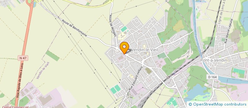 localisation de l'entreprise AVENDSTOUT à VENDIN-LE-VIEIL