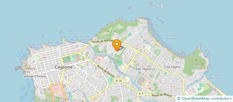 localisation de l'entreprise AVENDURA  CAYENNE