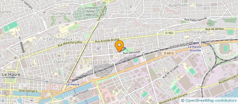 localisation de l'entreprise AVENEL BREDEL à LE HAVRE