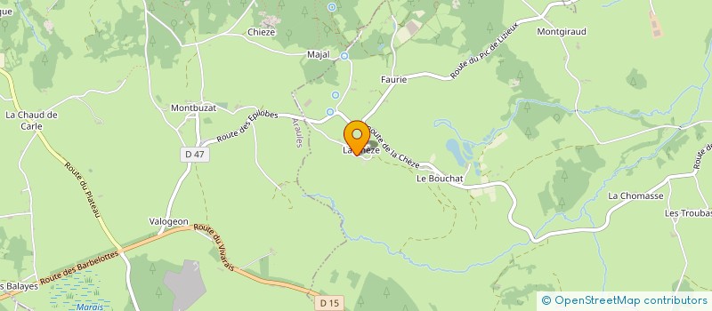 localisation de l'entreprise AVENEL COTTE  MAZET-SAINT-VOY