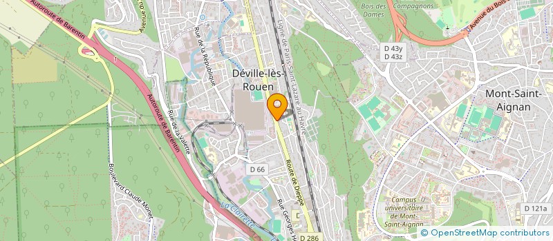 localisation de l'entreprise AVENEL CREATIONS  DEVILLE-LES-ROUEN