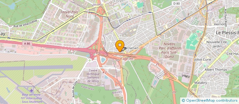 localisation de l'entreprise AVENENCE à CLAMART
