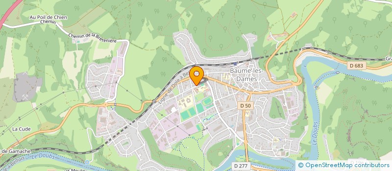 localisation de l'entreprise AVENIA GROUPE  BAUME-LES-DAMES