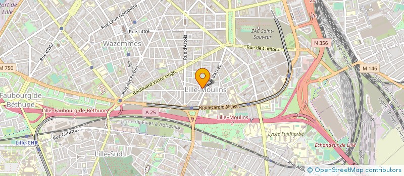 localisation de l'entreprise AVENIDA à LILLE