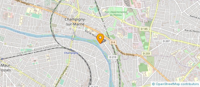 localisation de l'entreprise AVENIER REALISATION à CHAMPIGNY-SUR-MARNE