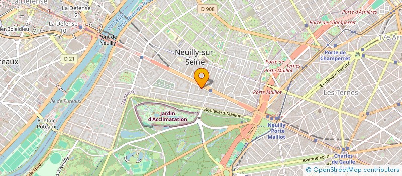 localisation de l'entreprise AVENIR 109 à NEUILLY-SUR-SEINE