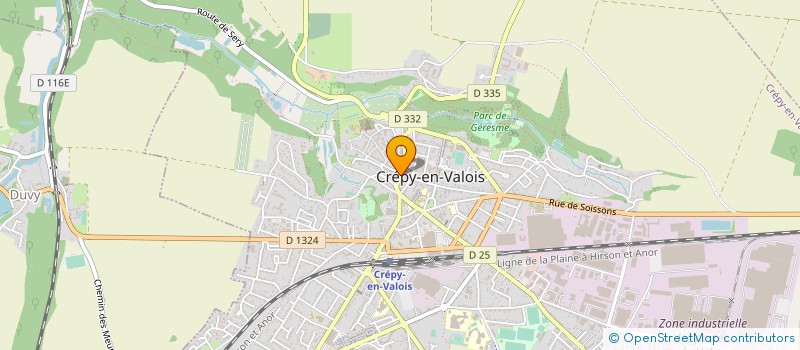 localisation de l'entreprise AVENIR 2000  CREPY-EN-VALOIS