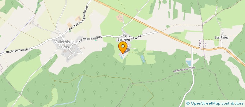 localisation de l'entreprise AVENIR 2023  VALLEROIS-LE-BOIS