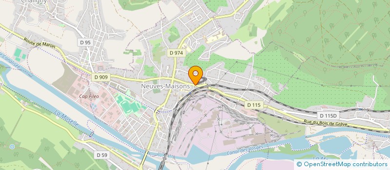 localisation de l'entreprise AVENIR 2B  NEUVES-MAISONS