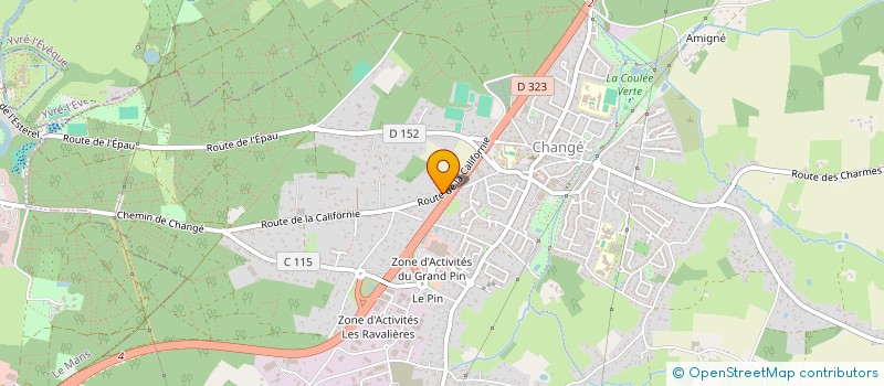 localisation de l'entreprise AVENIR-2L  CHANGE