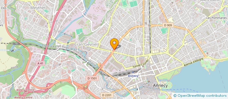 localisation de l'entreprise AVENIR 3000 à ANNECY