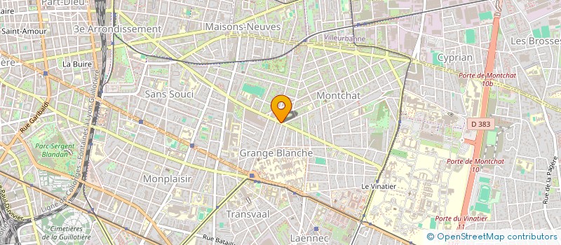 localisation de l'entreprise AVENIR 37  LYON