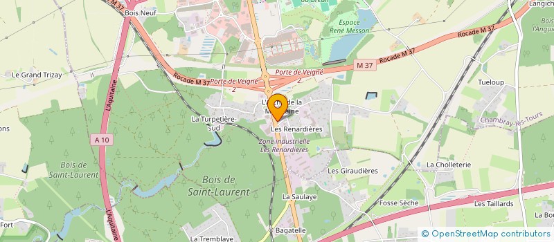 localisation de l'entreprise AVENIR 37  CHAMBRAY-LES-TOURS