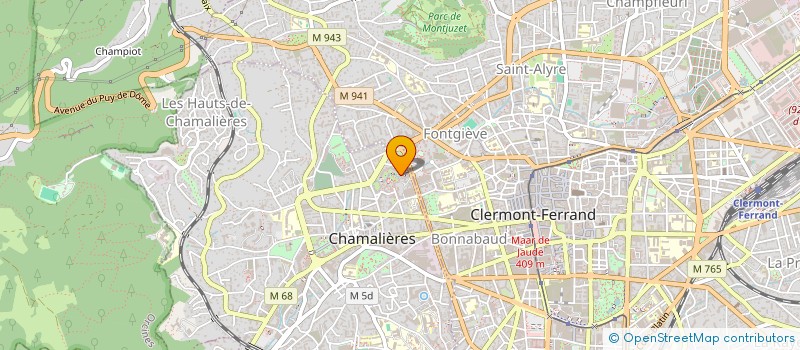 localisation de l'entreprise AVENIR  CHAMALIERES