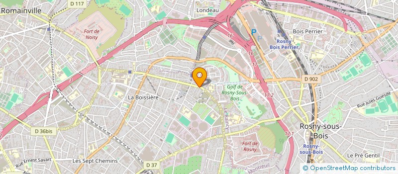 localisation de l'entreprise AVENIR à MONTREUIL