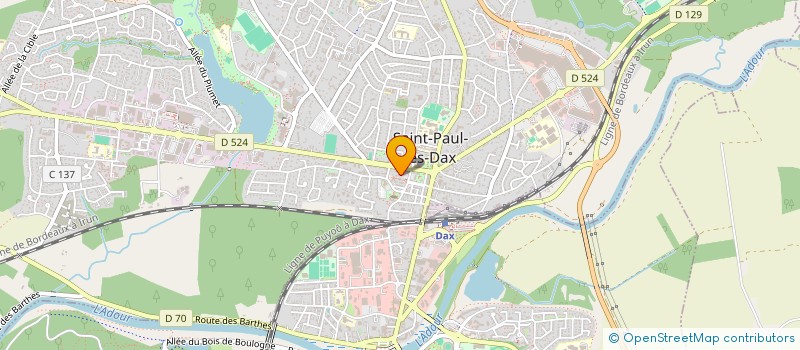 localisation de l'entreprise AVENIR à SAINT-PAUL-LES-DAX
