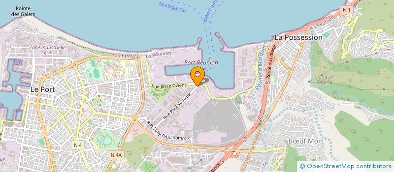 localisation de l'entreprise AVENIR  LE PORT