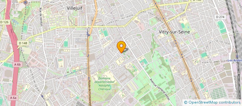 localisation de l'entreprise AVENIR à VILLEJUIF