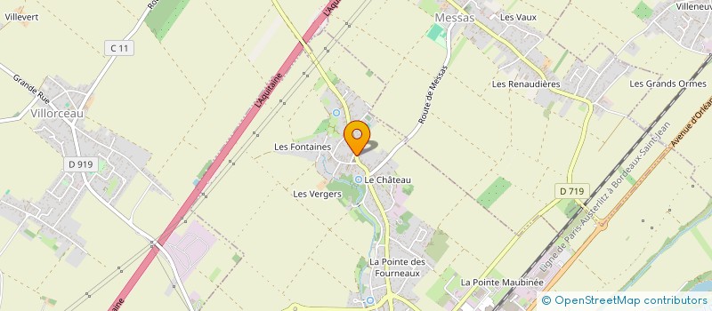localisation de l'entreprise AVENIR 45  BEAUGENCY