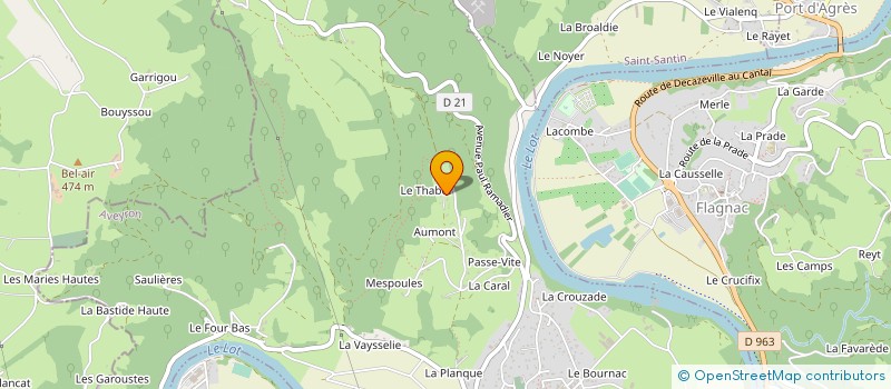 localisation de l'entreprise AVENIR  LIVINHAC-LE-HAUT