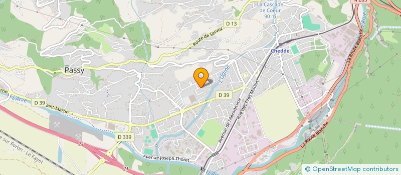 localisation de l'entreprise AVENIR  PASSY