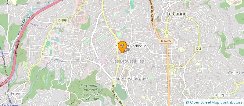localisation de l'entreprise AVENIR à CANNES
