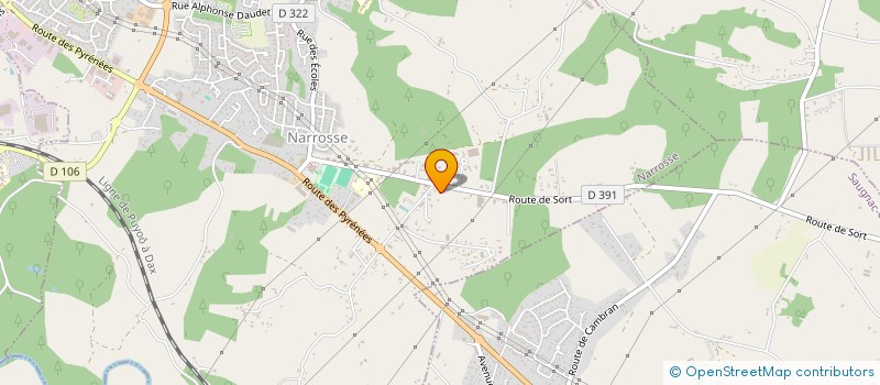 localisation de l'entreprise AVENIR  NARROSSE