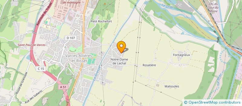 localisation de l'entreprise AVENIR à VARCES-ALLIERES-ET-RISSET