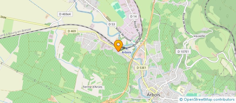 localisation de l'entreprise AVENIR  ARBOIS