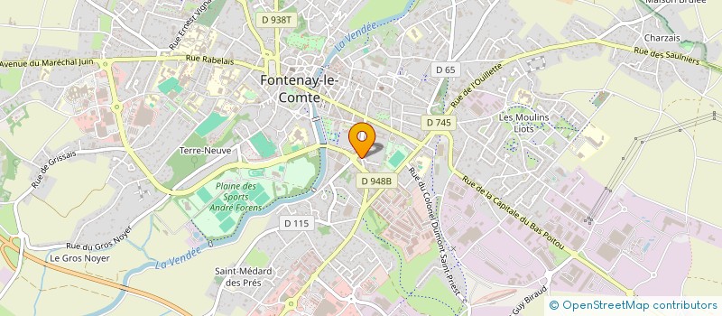 localisation de l'entreprise AVENIR  FONTENAY-LE-COMTE