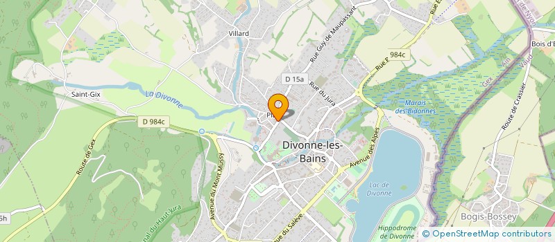 localisation de l'entreprise AVENIR  DIVONNE-LES-BAINS