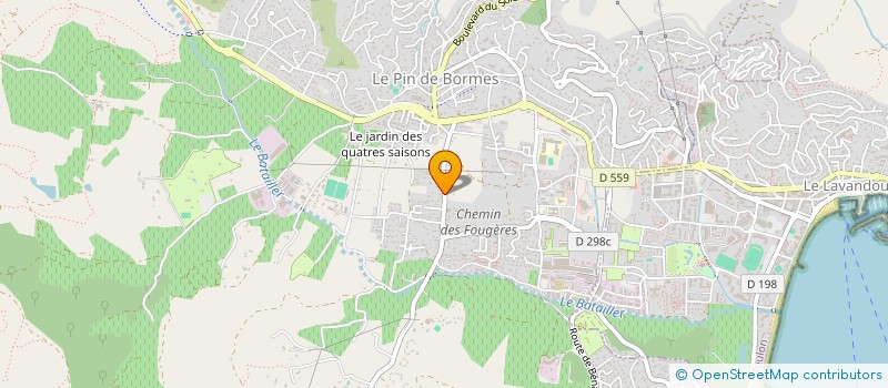 localisation de l'entreprise AVENIR 52 à BORMES-LES-MIMOSAS