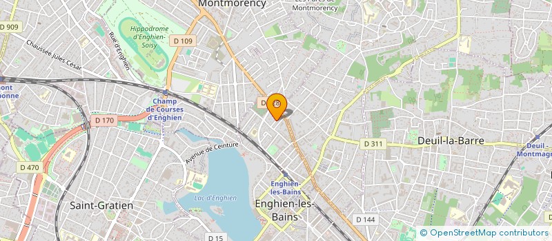 localisation de l'entreprise AVENIR à ENGHIEN-LES-BAINS