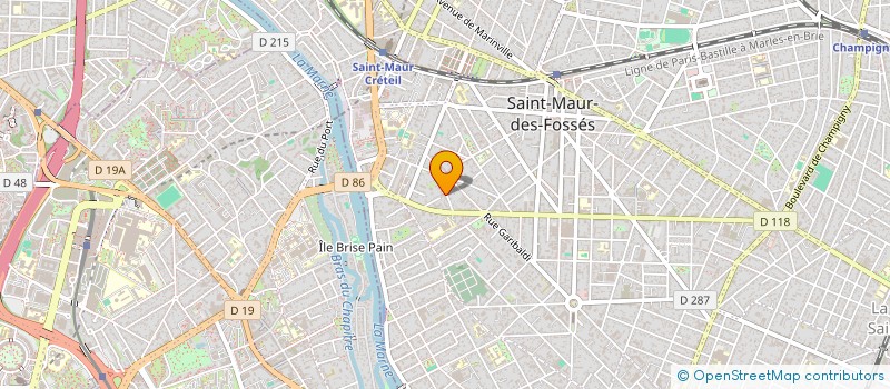 localisation de l'entreprise AVENIR à SAINT-MAUR-DES-FOSSES
