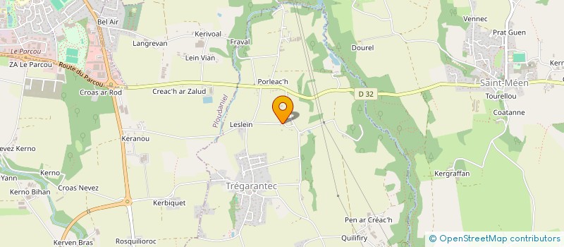 localisation de l'entreprise AVENIR 7174  TREGARANTEC