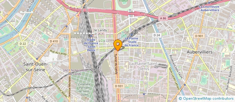 localisation de l'entreprise AVENIR 75 à SAINT-DENIS